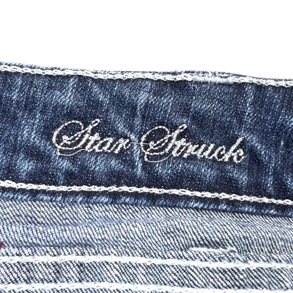 🚫SOLD! 🤠👖|•COWGIRL TUFF•| Star Struck Capri Jeans👖🤠 - Picture 11 of 14